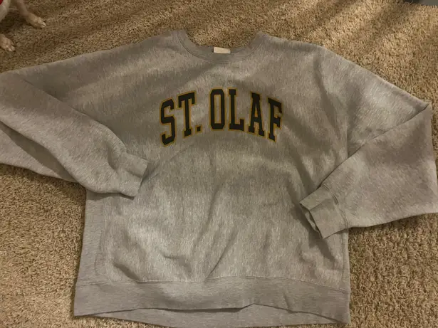 St. Olaf College Crewneck sweatshirt Gray Size XXL
