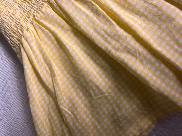 Japna Marshalls Yellow Checkered Skirt