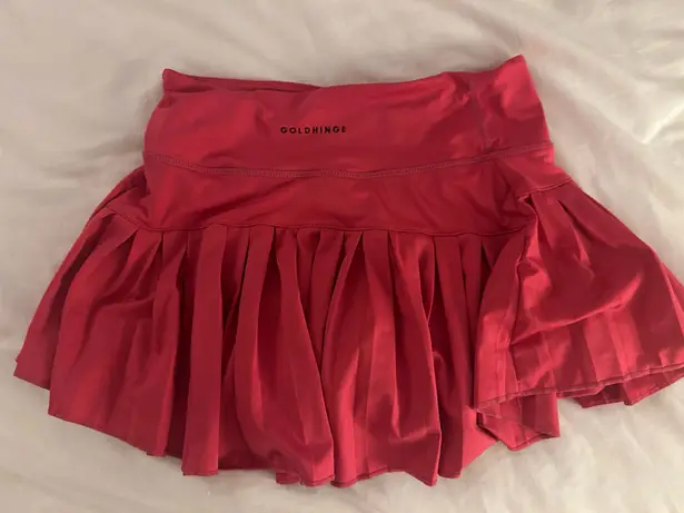 Hinge Hot Pink Gold  Skirt