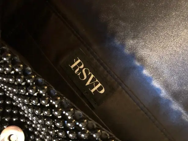 Rsvp Black Pearl Crossbody Purse