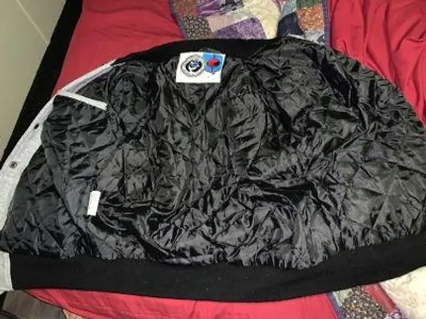 Bang Energy Varsity Jacket Gray