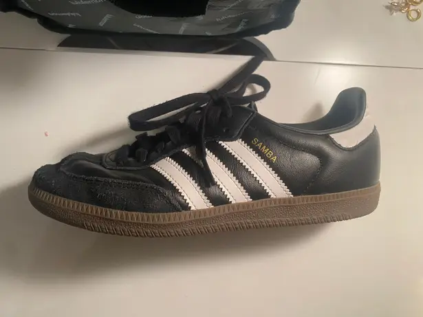 Adidas black and white  sambas!