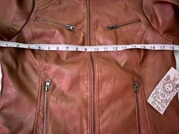 Maralyn & Me Junior’s Faux Leather Jacket