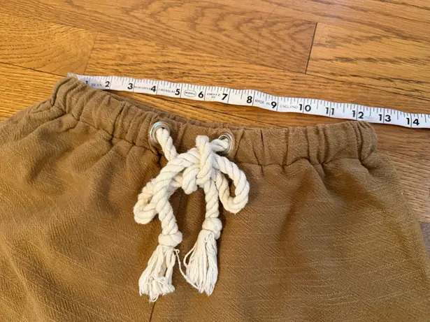 Rope drawstring short size s/M Tan