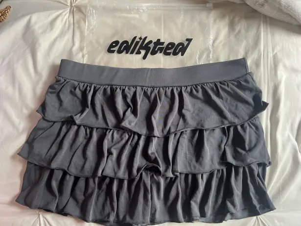 Edikted Aimee Ruffle Mini Skirt