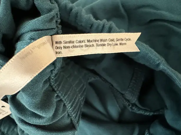 Soma WOVEN Long-Sleeve Notch Collar Top and Pants Set. MSRP $138