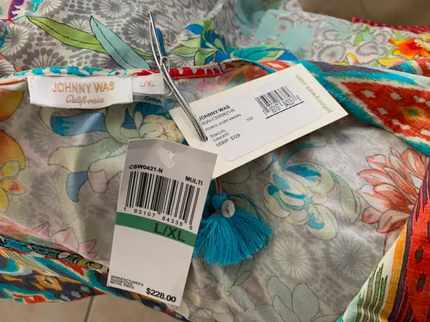 Johnny Was PEARCE SHORT KIMONO