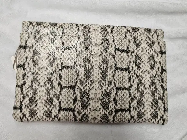 A New Day  Snake Pattern Envelope Clutch