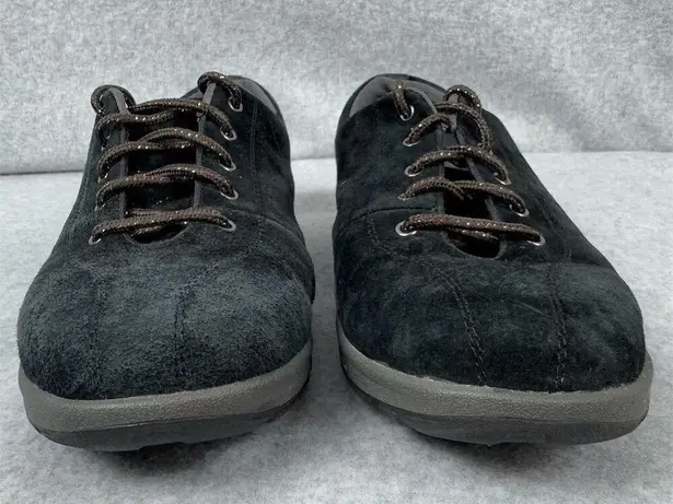 Duluth Trading Co Women's Black Leather Lace-Up Shoes Size 11 Casual