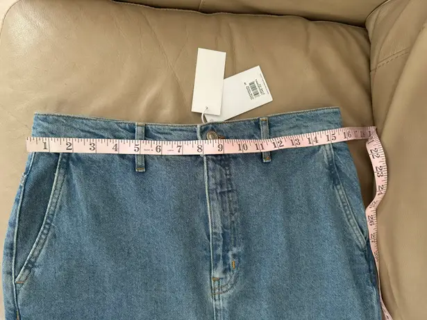 Derek Lam 10 Crosby Cotton High Rise Denim Maxi Skirt