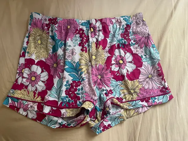 secret treasures Pink/Blue/Yellow Floral Pajama Set