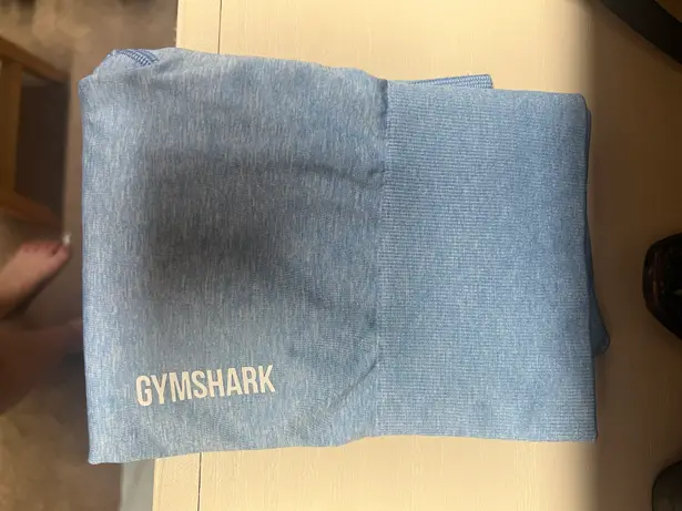 Gymshark adapt marl seamless leggings powder blue