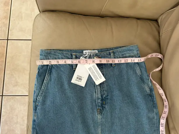 Derek Lam 10 Crosby Cotton High Rise Denim Maxi Skirt