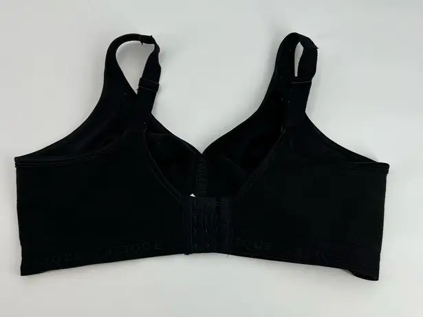 Cacique by Lane Bryant black non molded t-shirt comfort bra plus size 42DD