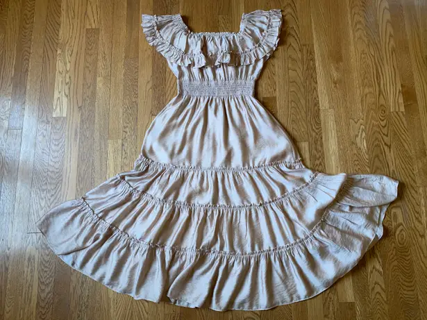 The Clothing Company Off the shoulders tiered midaxi dress size M