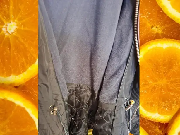 Michael Kors Green Coat with Pull out Hood and Lots of Pockets Size XL