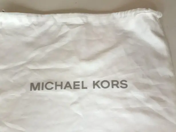 Michael Kors  Large White Drawstring Dust Purse Bag