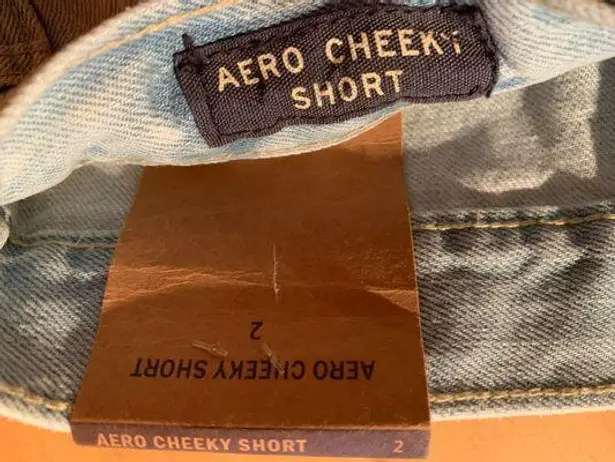 Aeropostale Light Blue Cheeky Shorts