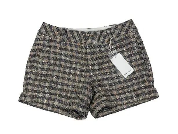 Dear John  Denim - Morgan Tweed Cropped Jacket North Hampton Shorts in Gray