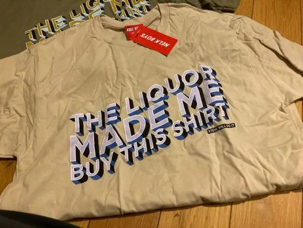 Stevewilldoit full send tshirt Tan Size M