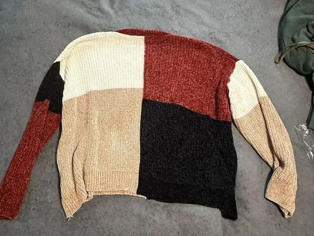 Pink Lily Color block sweater