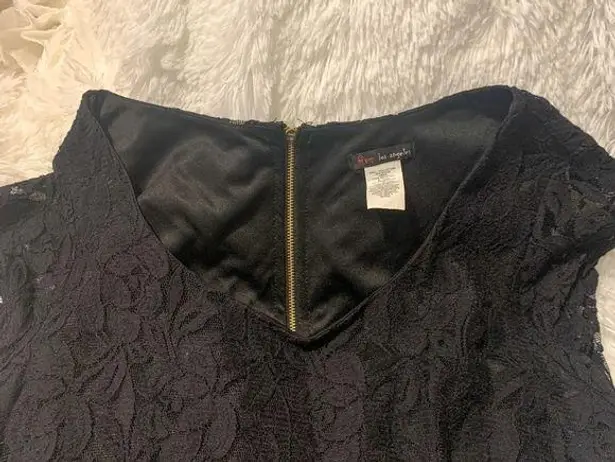 Fire Los Angeles Black Lace Tunic/Dress