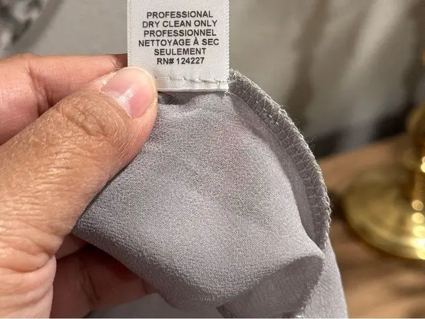 MISA Los Angeles Medium Green Floral Penelope Mini Dress Chiffon Tiered Cocktail