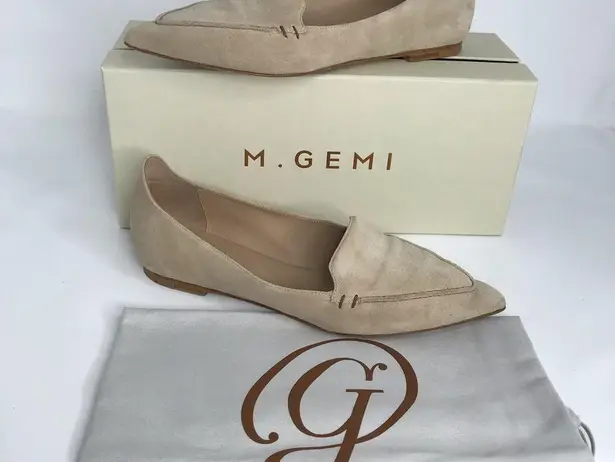 M.Gemi The Stellato Latte Suede Italy Size 38