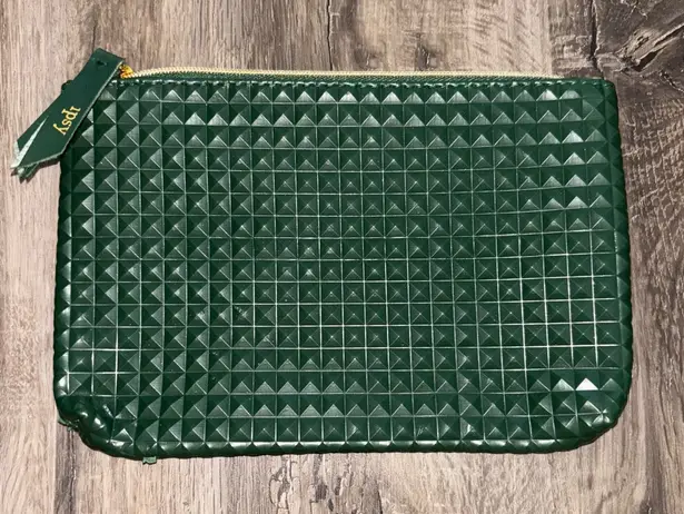 ipsy Green Textured Cosmetic Bag NWOT BOGO