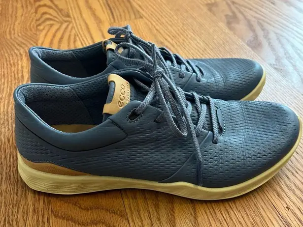 Ecco S-lite retro blue Spikeless athletic golf shoes