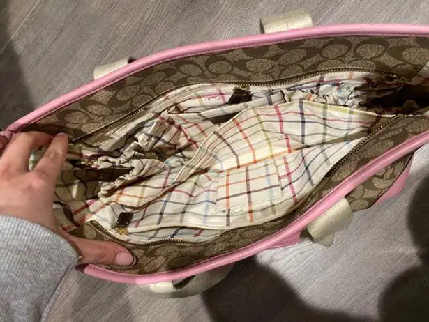 Coach Pink Baby Bag