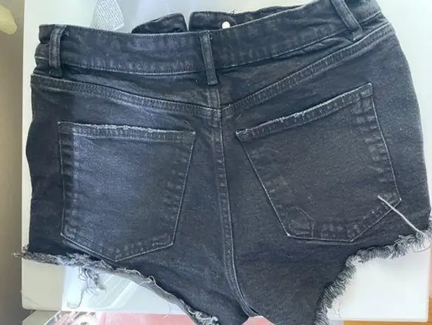 ZARA Jean Shorts Black Size 4