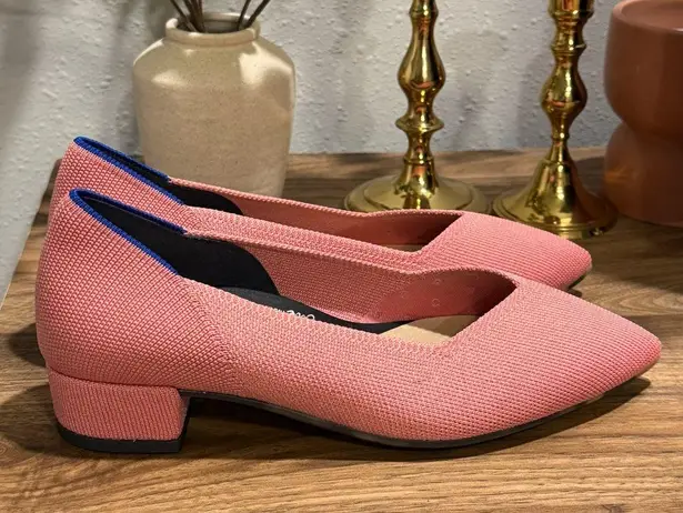 Rothy’s NWOB Size 6 Tulip Pink The High Point Flats Knit Slip On Comfort Support