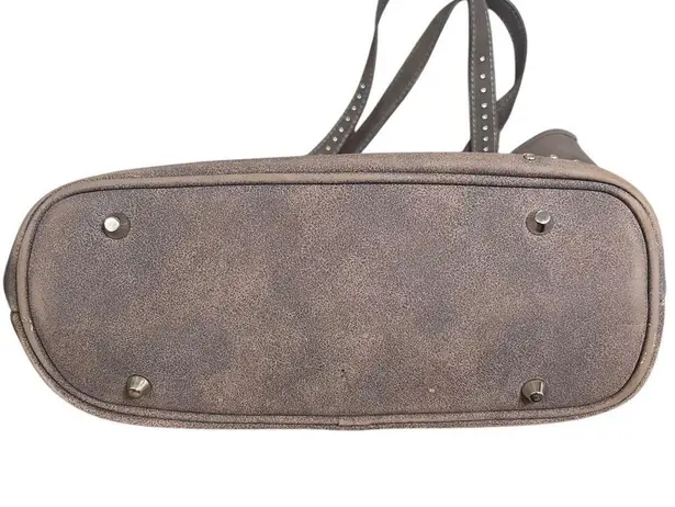 Montana West Sassy Cactus Concealed Carry Handbag & Wallet Sueded Brown Western