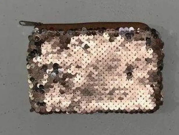None Reversible Sequins Coin Purse / Wallet / Card Holder
