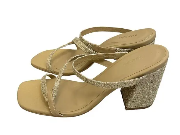 Kaanas Naked Yute Heels Strappy Heel Sandals Size 9