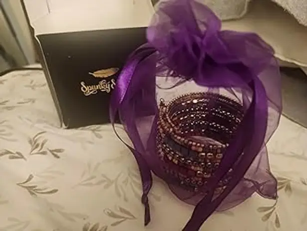 Handmade Cuff Bracelets Adjustable Stylish Boho Beaded Stackable Bracelets,