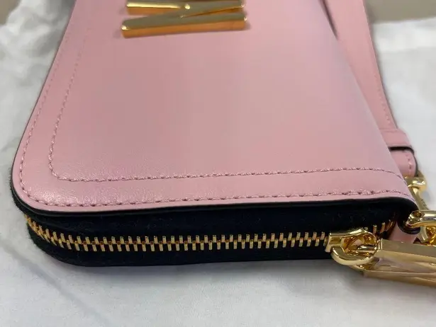 Moschino Couture Pink Zip Around Large Wristlet Wallet - NWT