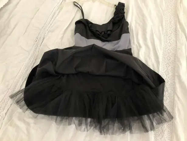 Paige Alyn  Black Cocktail One Shoulder Dress, size 9/10