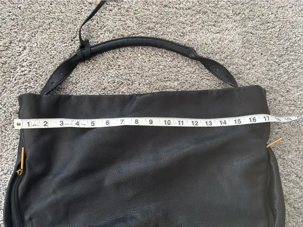 The Sak Black Leather Hobo Bag Purse