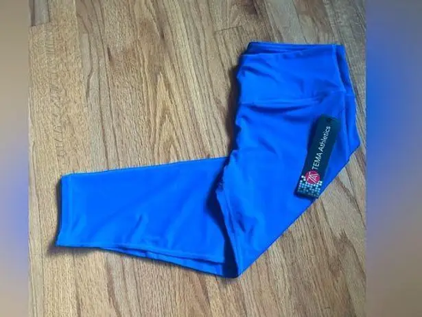 NWT Tema athletics leggings size large Blue