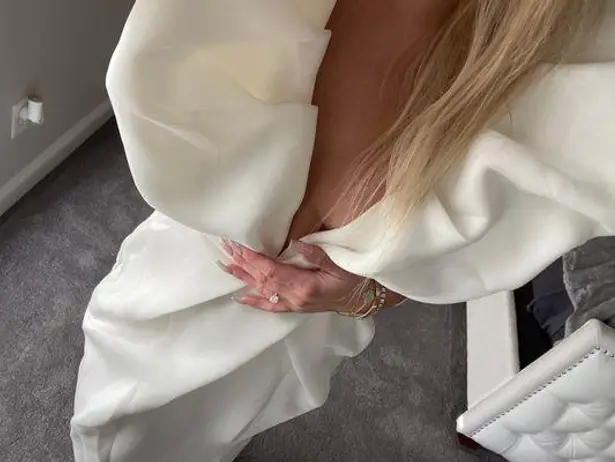 Puff Sleeve Gown White