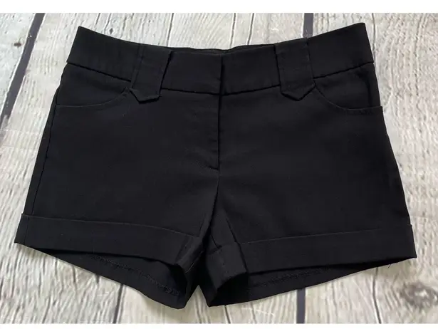 Grass Collection Black Dress Shorts
