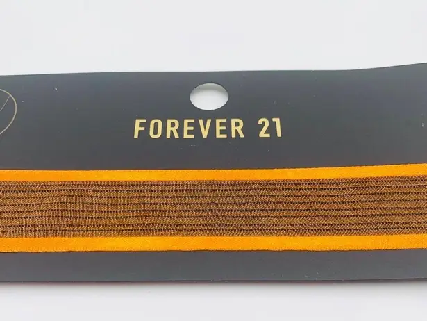 Forever 21 NWT  Neon Orange Sparkle Glitter Choker