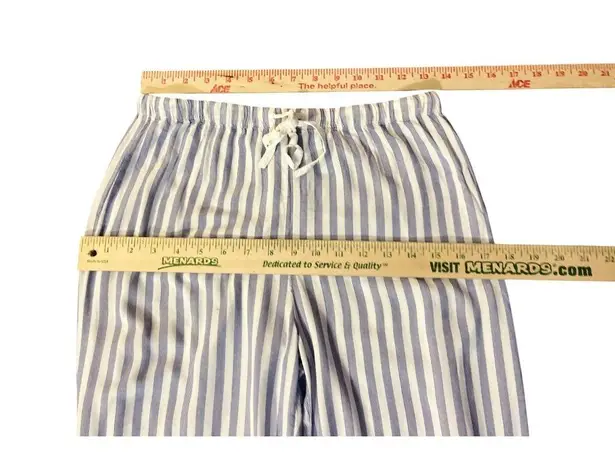 Rails Sleep Lounge Pants Womens Small Petite Blue Striped Rayon Pajama Bottoms