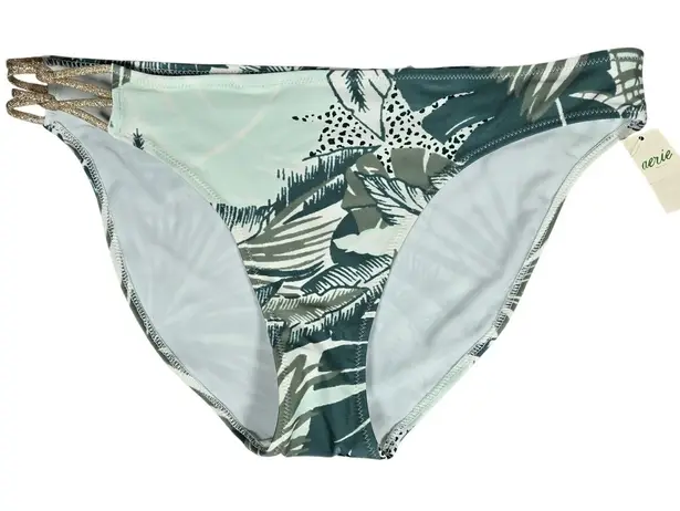 Aerie  Tropical Print Knot‎ Bikini Bottom L NWT