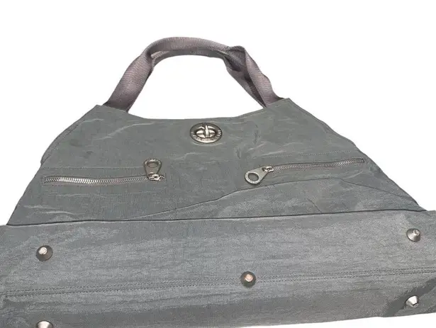 Baggallini Gray Nylon Travel Tote
