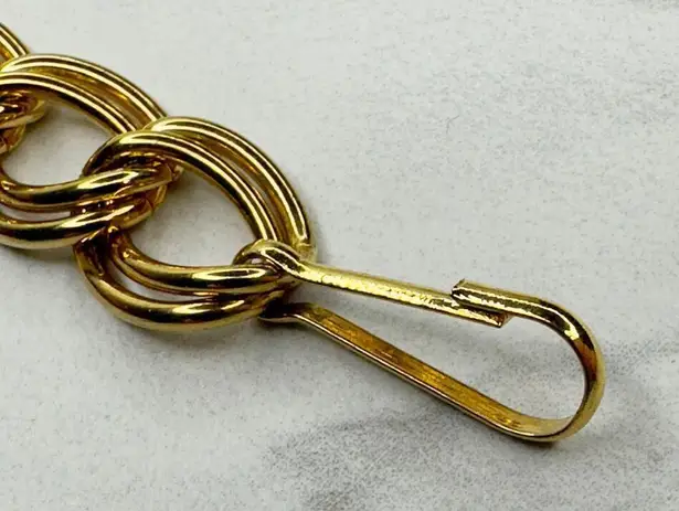 Gold Tone Chain Belt Tassel Charm Y2K Festival Style Extra Small/Small ✨