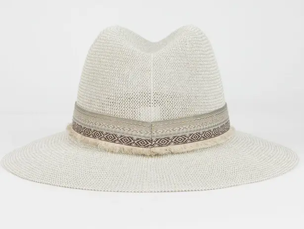 West of Melrose NWT-  Gray Wide Brim Rancher Fedora Hat