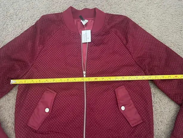 Windsor NWT  Mesh Bomber Zip-Up Jacket - Image 9